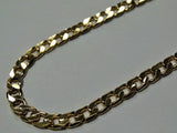 18K Yellow Gold Plated 24in Cuban Chain Necklace 4.7 MM - FANATICS365