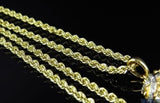 .5MM- 11MM 14K SOLID YELLOW GOLD CUBAN LINK NECKLACE CHAIN 16"-30" - FANATICS365