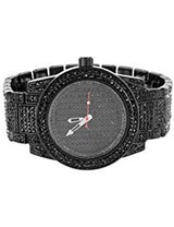Iced Out Black Watch Bracelet Gift Set - FANATICS365