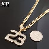 ICED OUT GOLD PT #23 WATCH & NECKLACE COMBO SET - FANATICS365