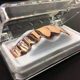 14K ROSE GOLD PLATED 8 TOOTH TOP GRILLZ - FANATICS365