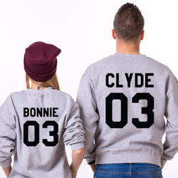 Bonnie & Clyde Couples SweatShirts - FANATICS365