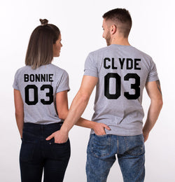 Bonnie & Clyde Couples Shirts - FANATICS365