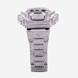 CASIO GSHOCK DW6900 FULL ICED OUT 14k White Gold Plated Lab Diamonds 15CT Watch - FANATICS365