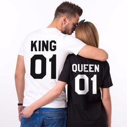 King & Queen Couples T Shirts - FANATICS365
