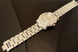 Iced Out Watch, Power Plug & Iced Square Chain Bling Box - FANATICS365