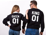 King & Queen Couples SweatShirts - FANATICS365