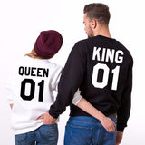 King & Queen Couples SweatShirts - FANATICS365