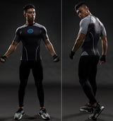 IRON MAN SHORT SLEEVE COMPRESSION SHIRT - FANATICS365