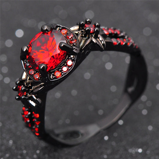 Ruby Red Garnet Ring - FANATICS365