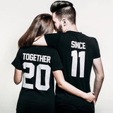 Together Since Couples T Shirts - FANATICS365
